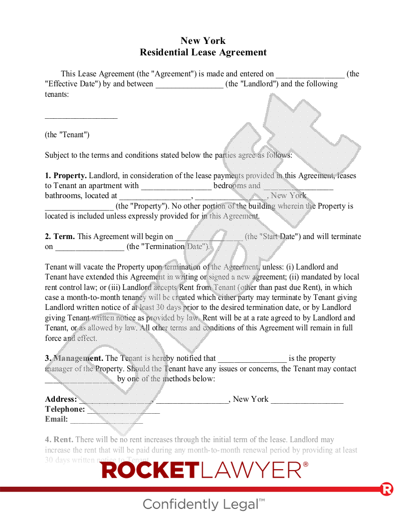Free NY Lease Agreement Make Download Rocket Lawyer Free NY Lease Agreement Make Download Rocket Lawyer