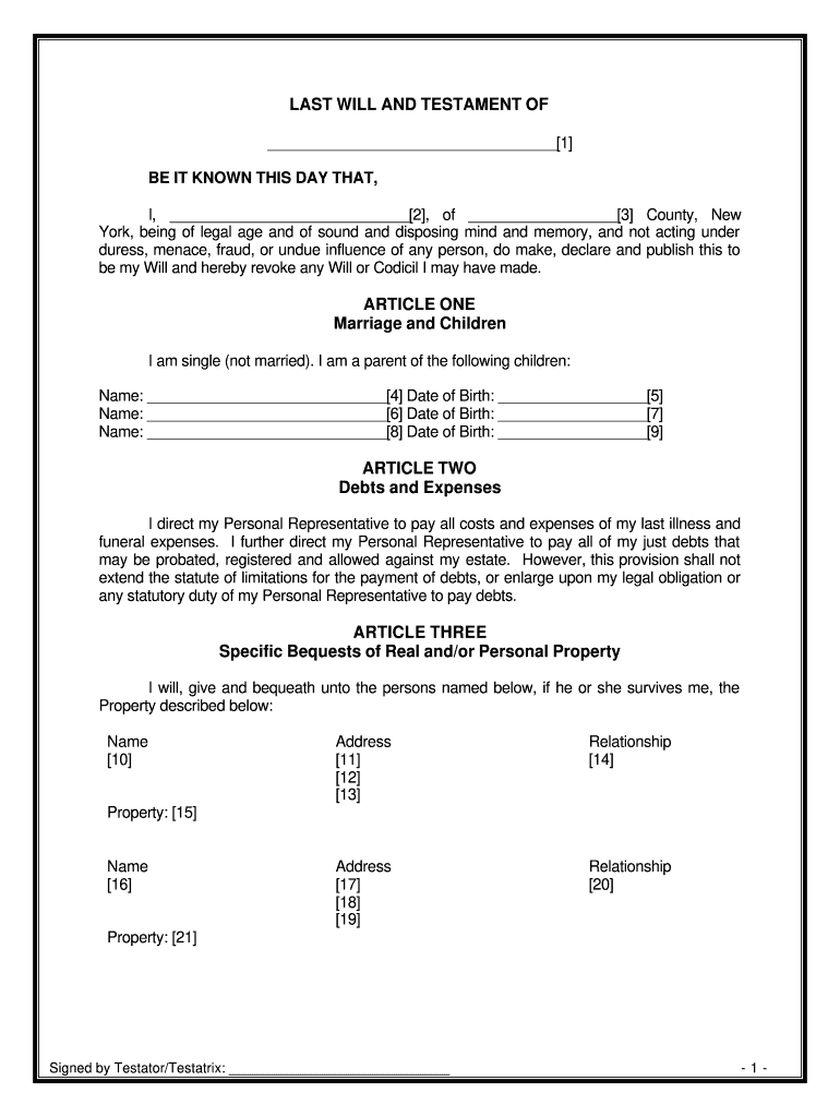 Free Ny Will Template Fill Out Sign Online DocHub Free Ny Will Template Fill Out Sign Online DocHub