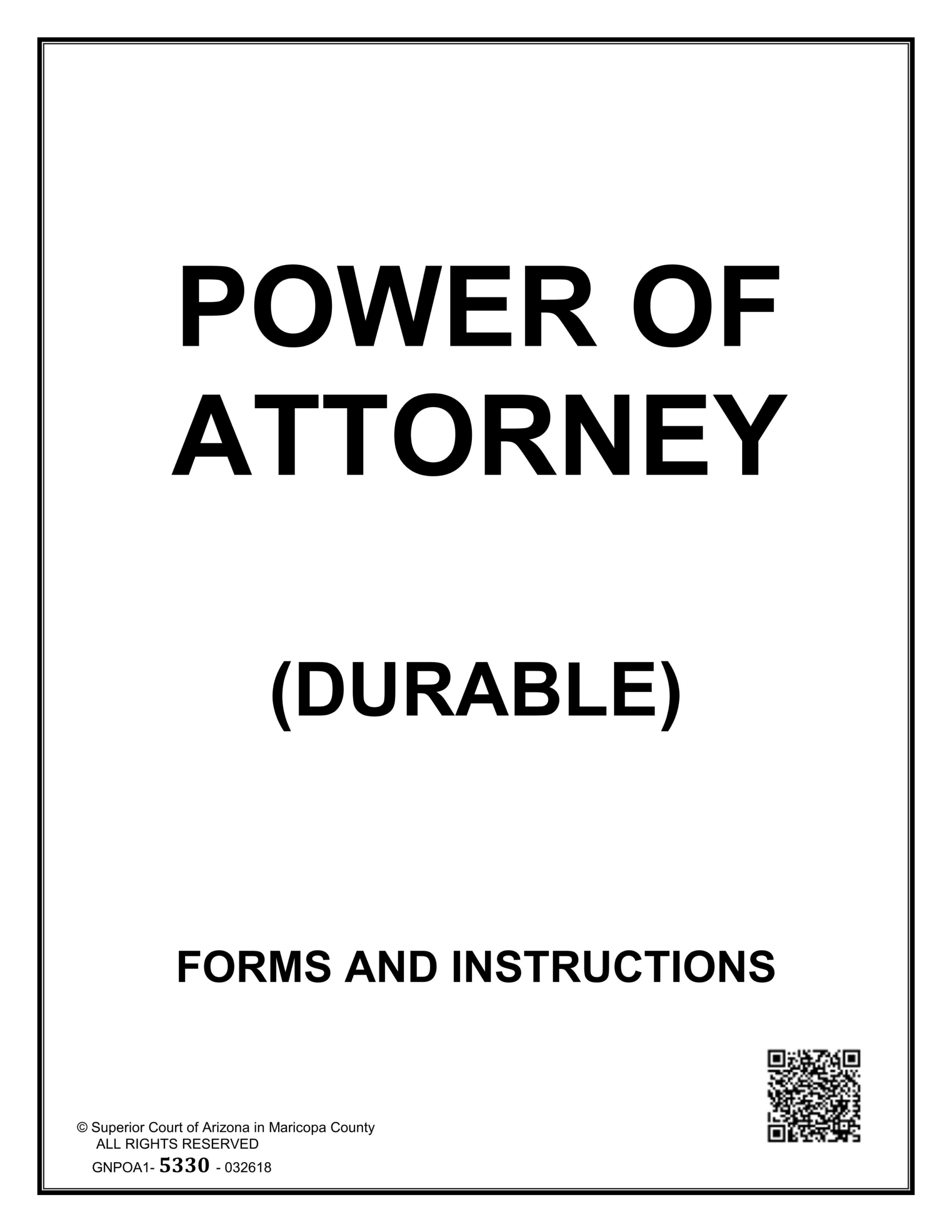 Free Power Of Attorney Form POA PDF Word CocoDoc