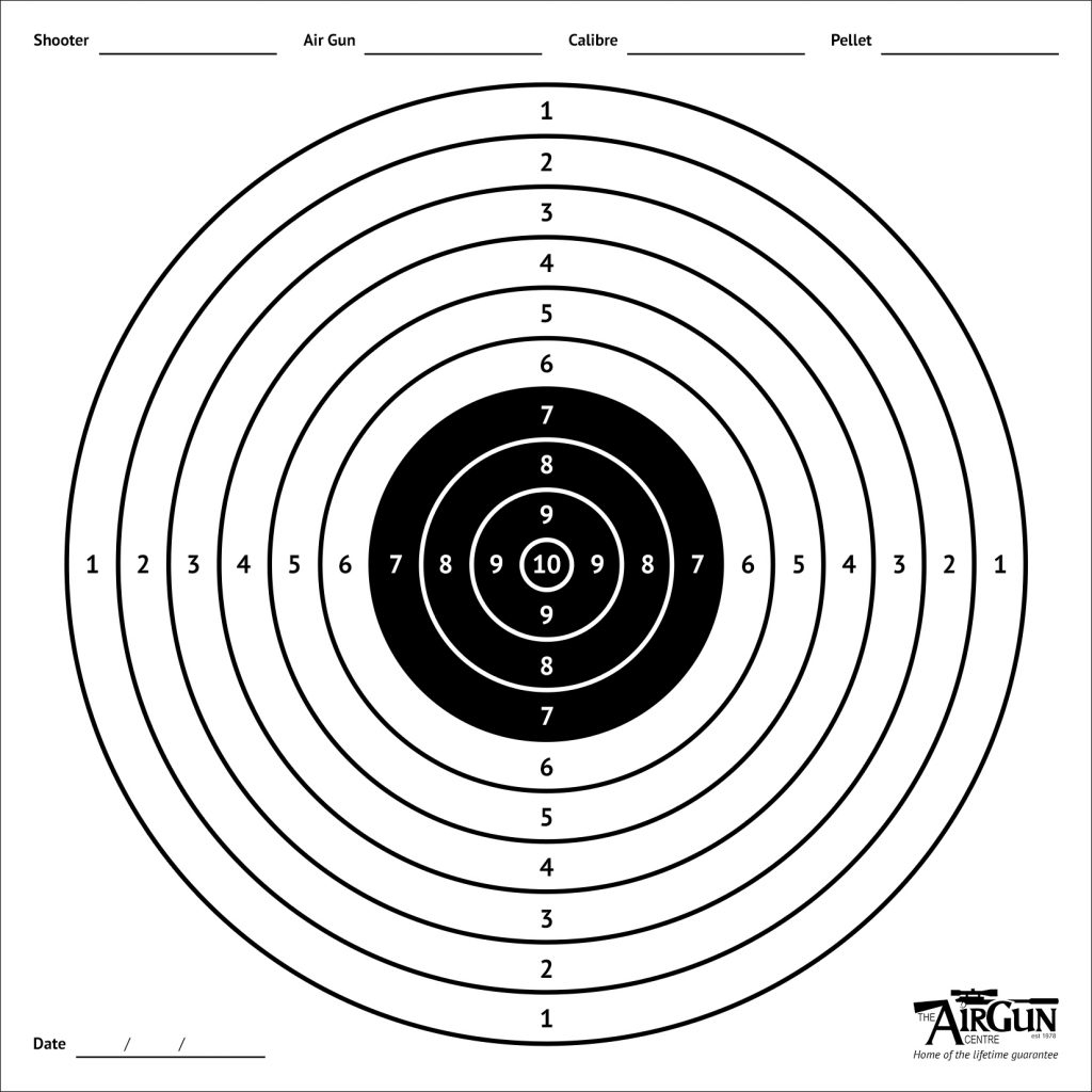 Free Printable Air Rifle Targets A4 17cm 14cm The Airgun Centre Free Printable Air Rifle Targets A4 17cm 14cm The Airgun Centre