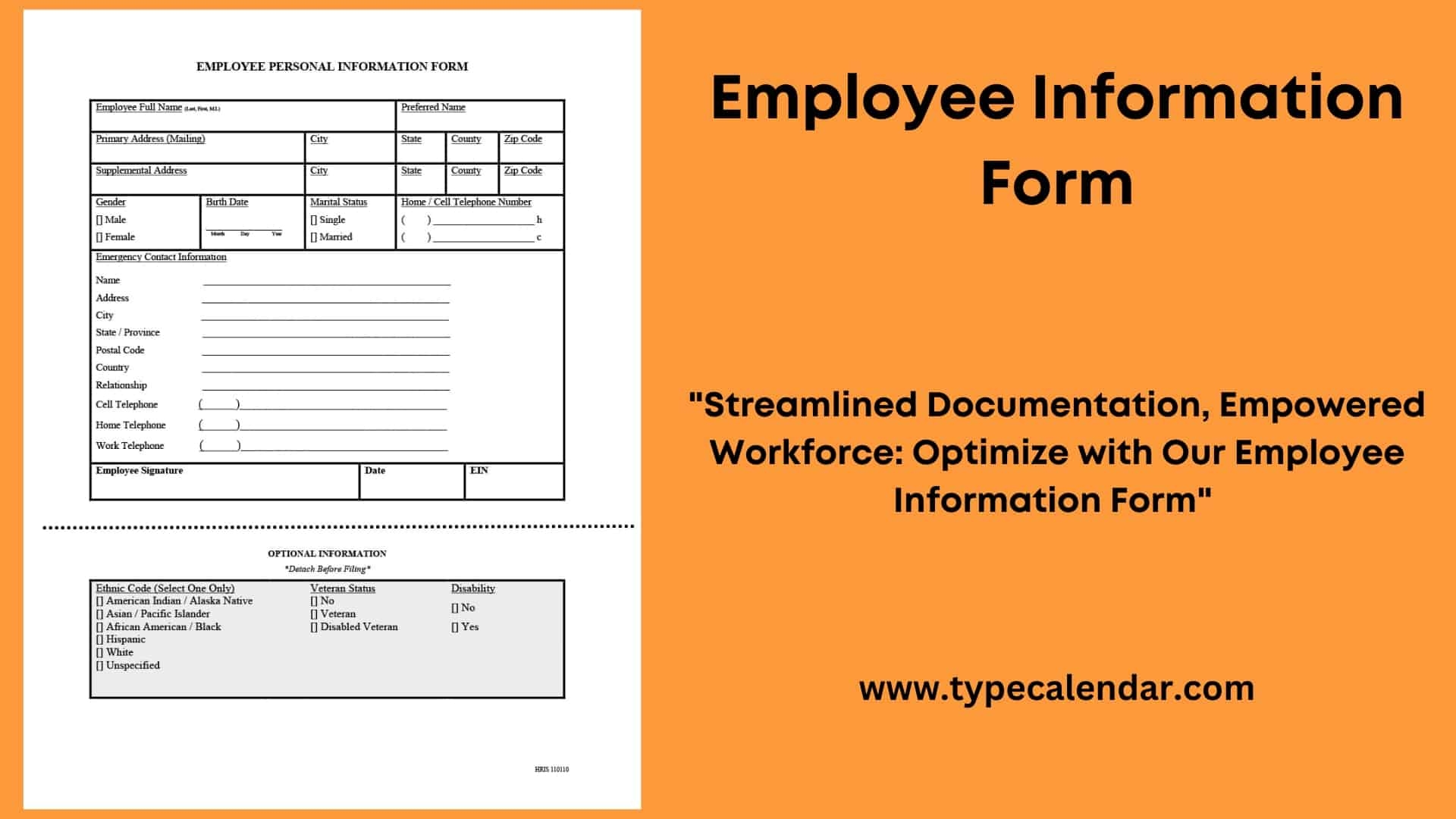 employment information form