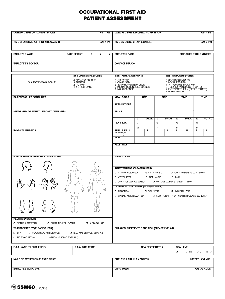 patient assessment form patient assessment form