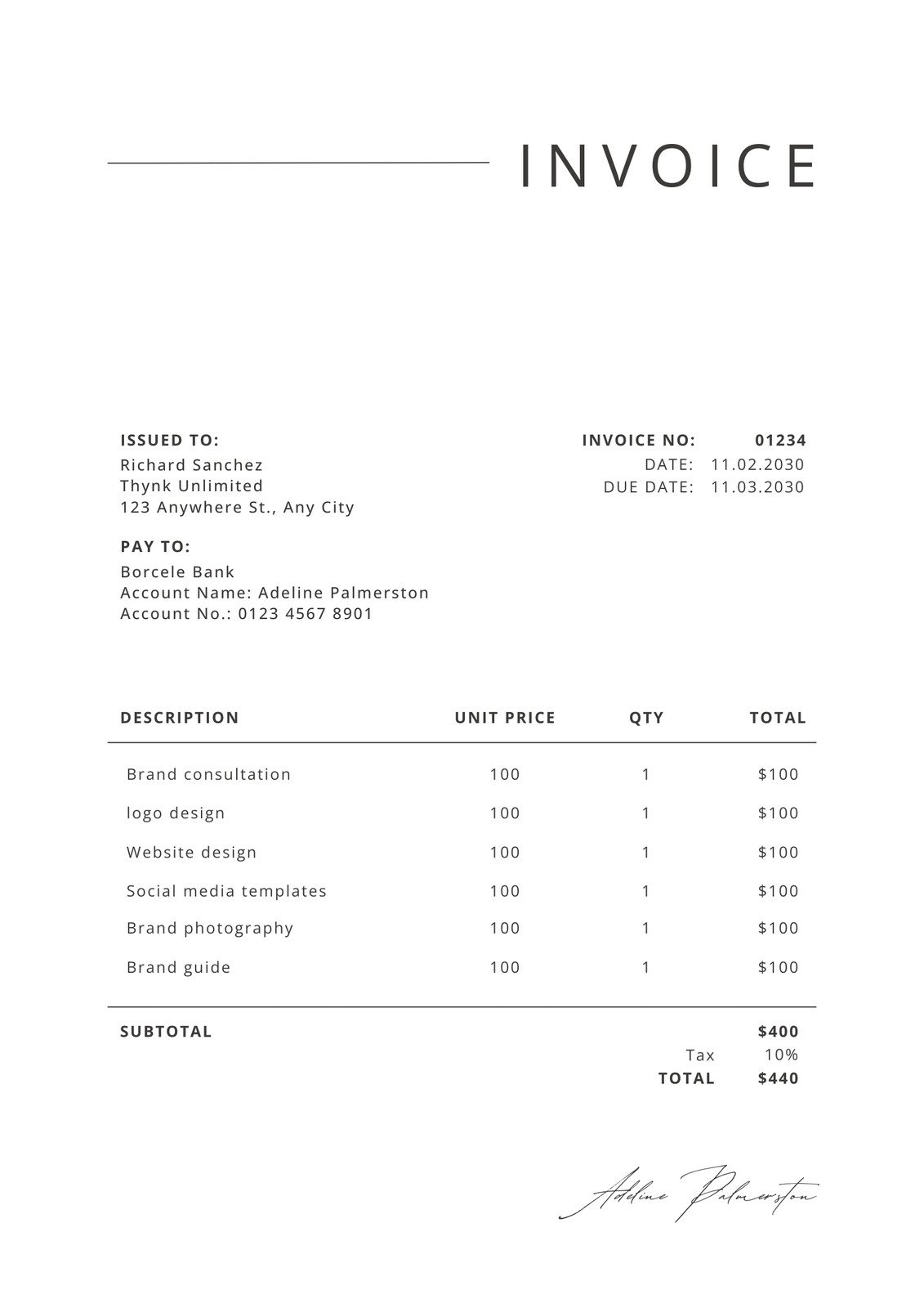 Free Printable Professional Invoice Templates To Customize Canva Free Printable Professional Invoice Templates To Customize Canva