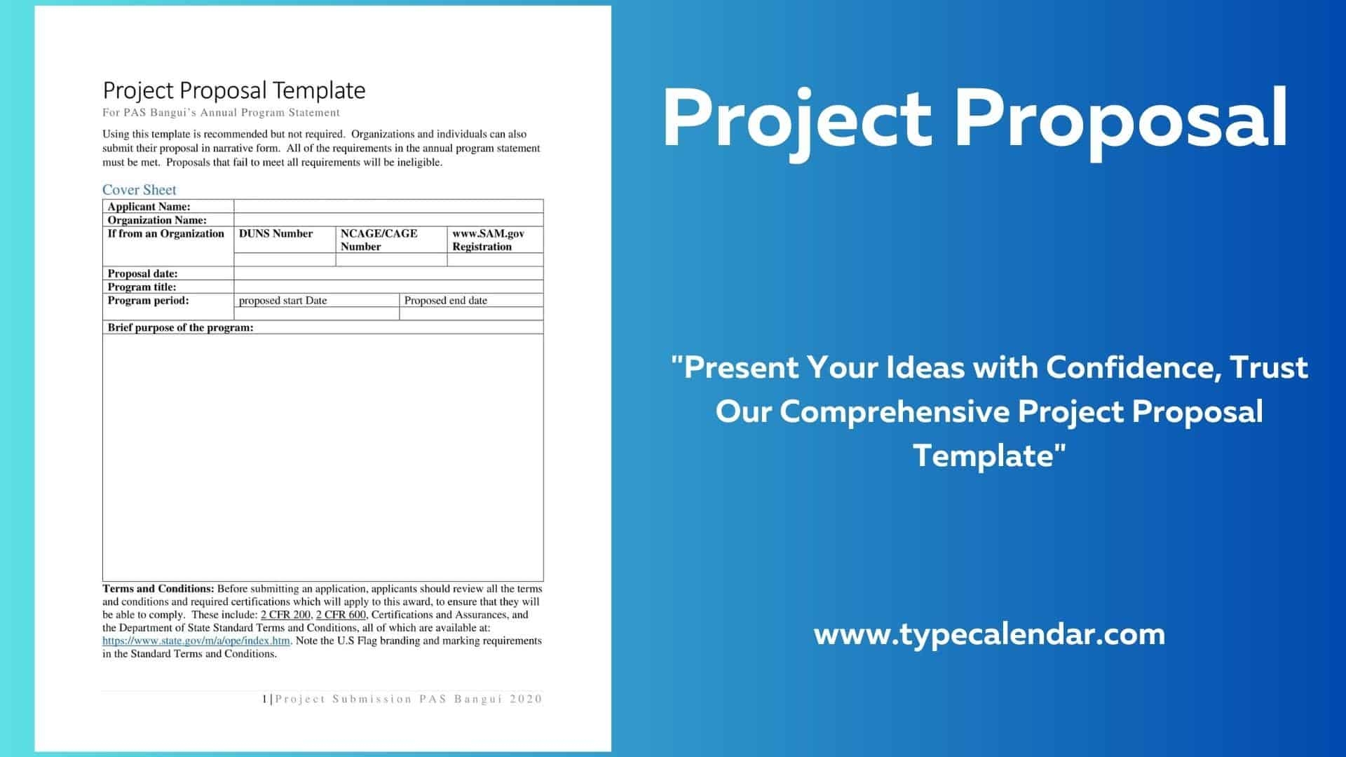 Free Printable Project Proposal Templates Word PDF PPT Free Printable Project Proposal Templates Word PDF PPT
