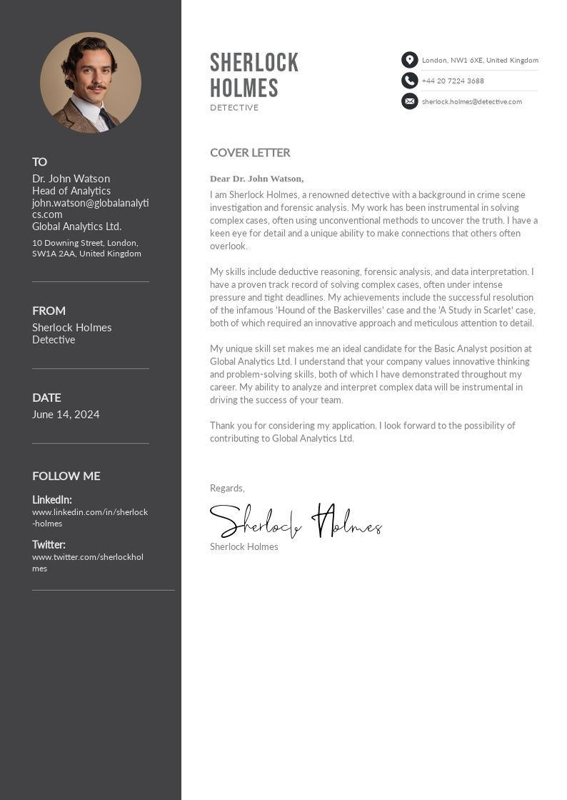 cover letter example cover letter example