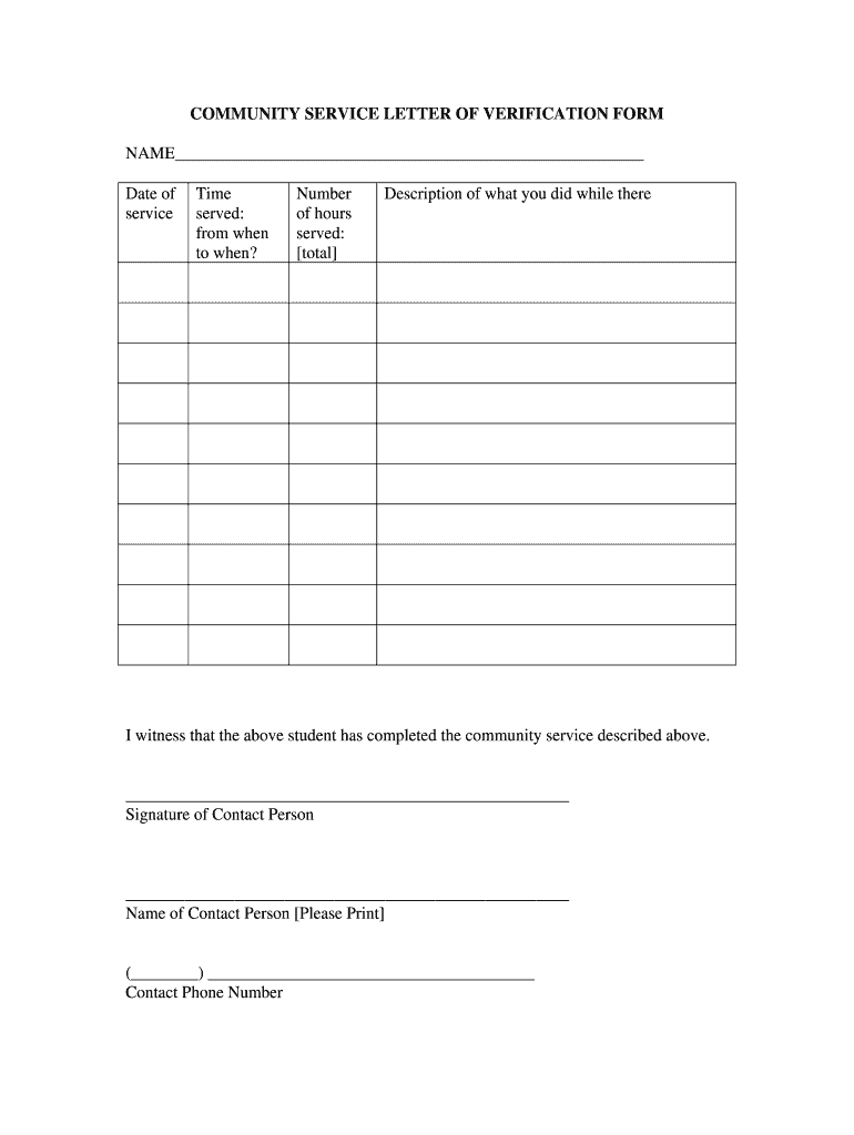 Goodwill Community Service Letter Fill Online Printable Fillable Blank PdfFiller