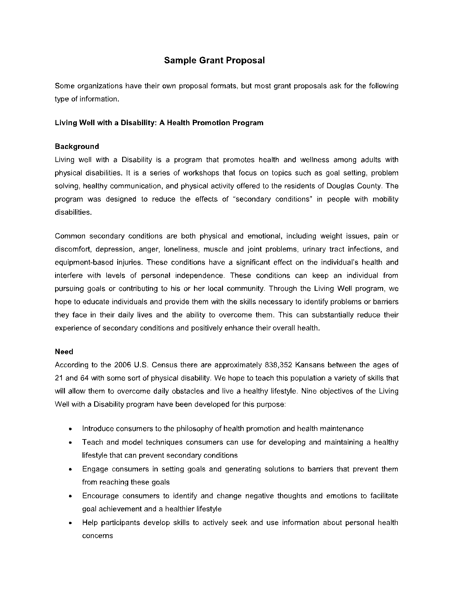 Grant Proposal Template Free Download CocoSign