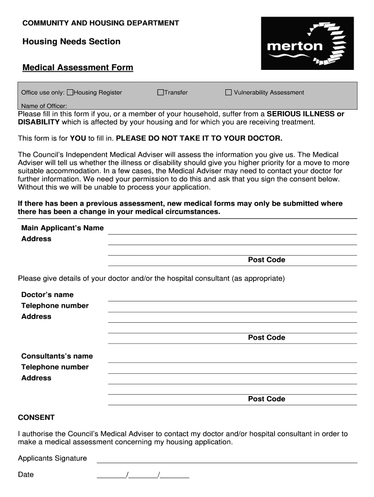 Housing Needs Assessment Example Fill Out Sign Online DocHub
