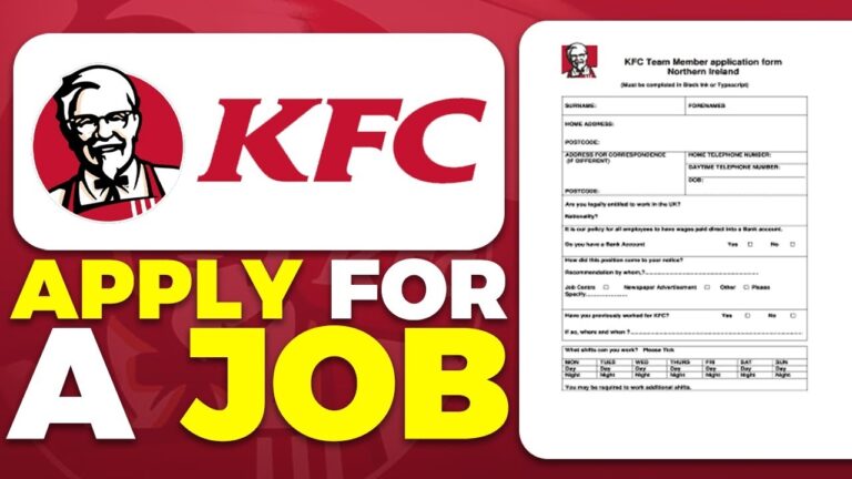 How To Apply For A Job At KFC Step By Step YouTube