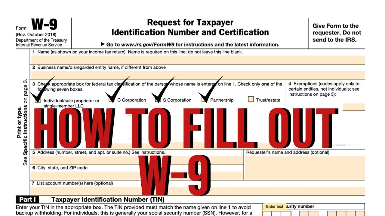 w 9 printable tax form