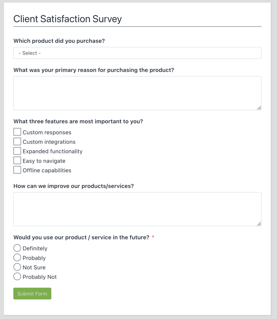 How To Create A Customer Feedback Form That Actually Works Fluent Support