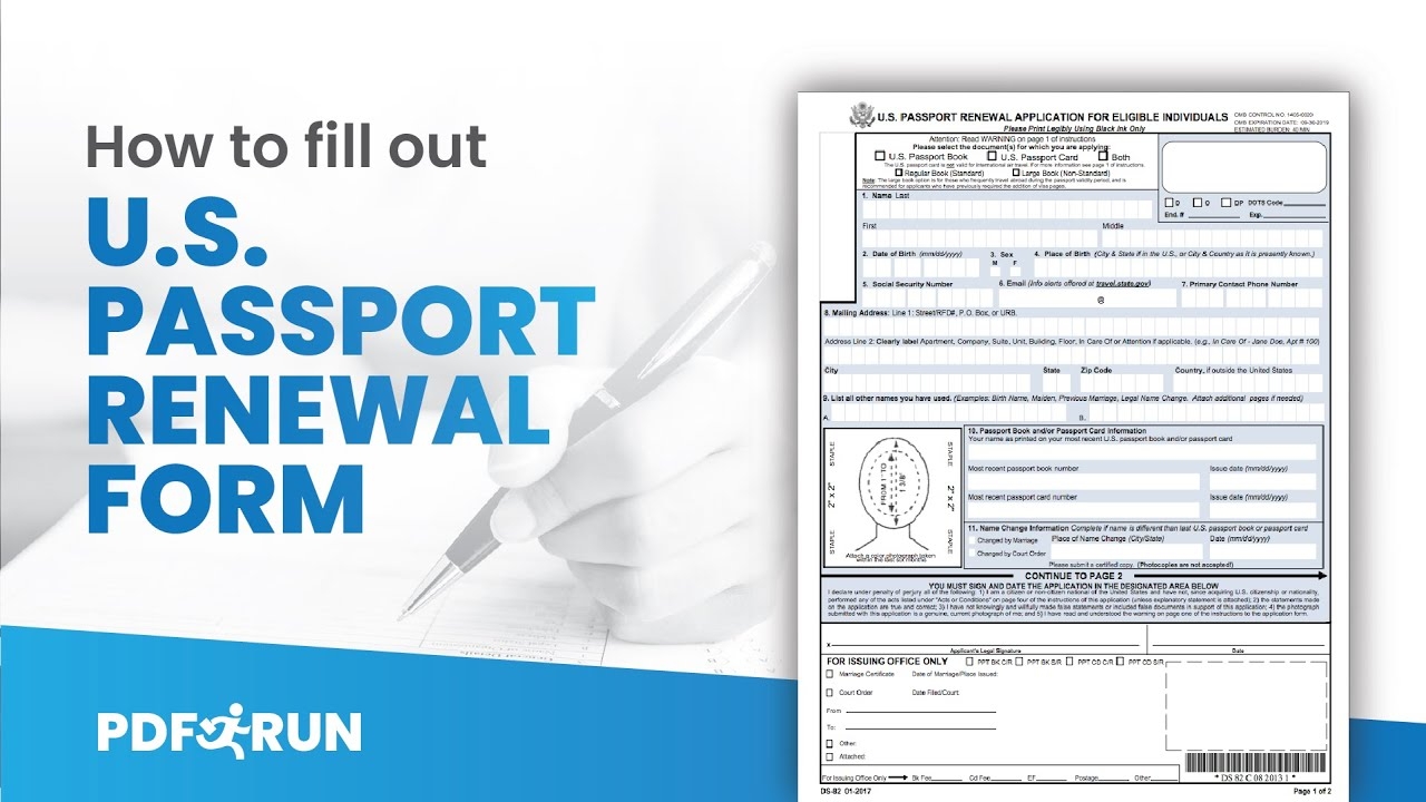 us passport renewal application printable form