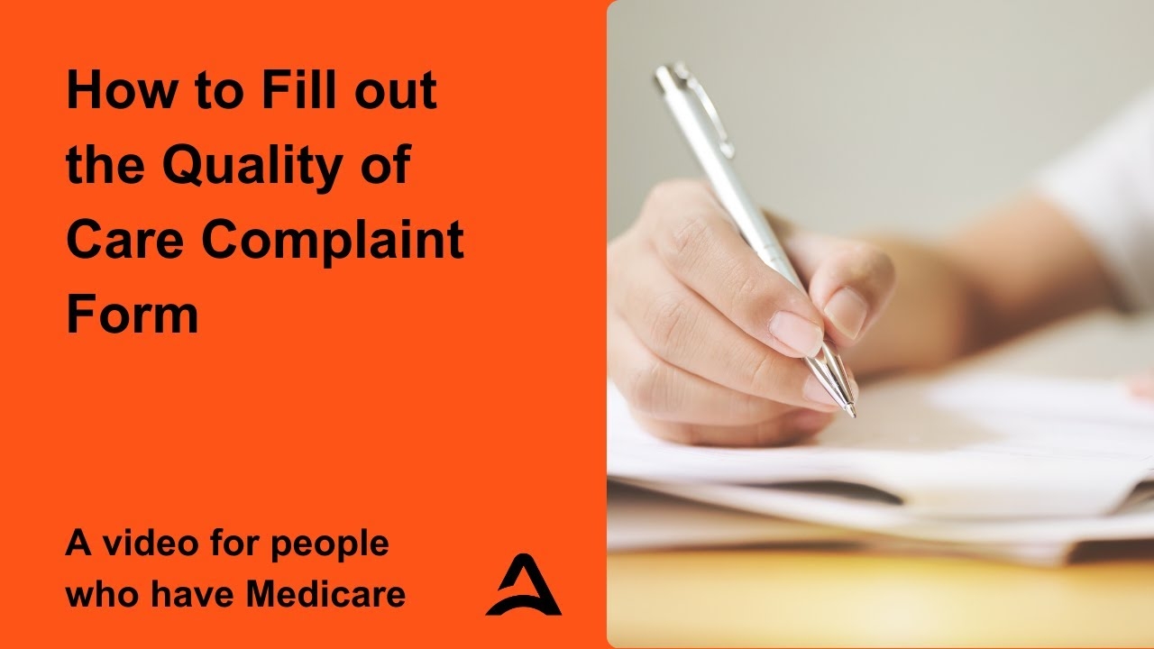 medicare complaint form medicare complaint form