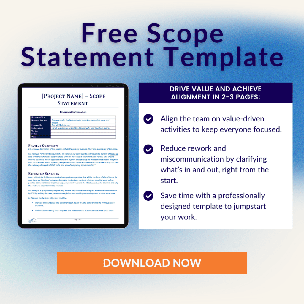 project scope statement