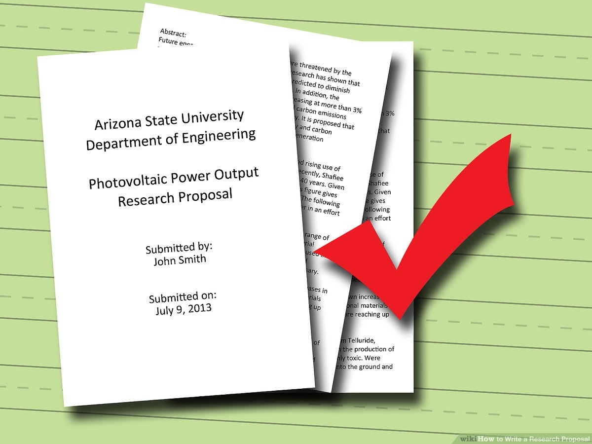 How To Write A Research Proposal