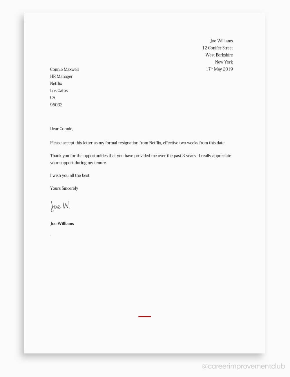 How To Write A Resignation Letter With Examples 
