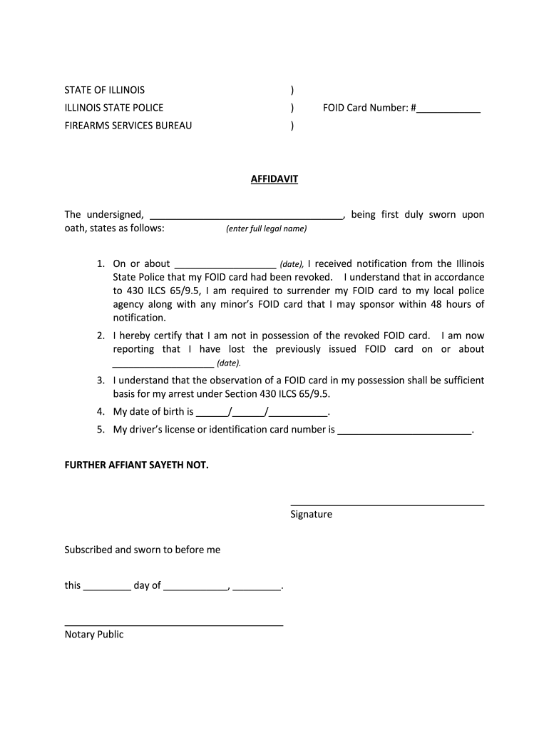 Illinois Foid Card Fill Online Printable Fillable Blank PdfFiller Illinois Foid Card Fill Online Printable Fillable Blank PdfFiller