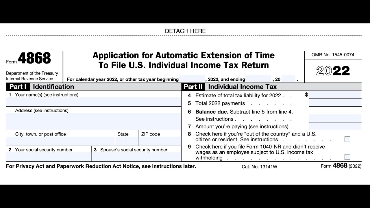 IRS Form 4868 Walkthrough ARCHIVED COPY READ COMMENTS ONLY YouTube IRS Form 4868 Walkthrough ARCHIVED COPY READ COMMENTS ONLY YouTube