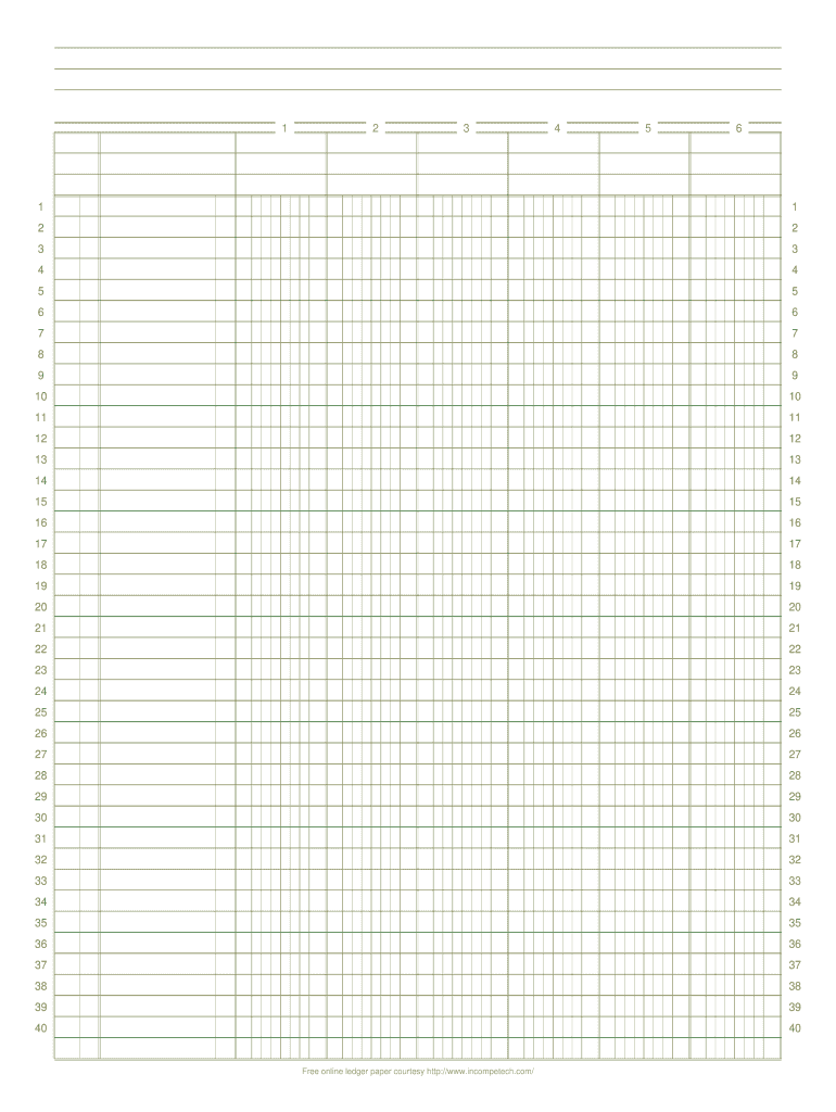 Ledgers Fill Online Printable Fillable Blank PdfFiller
