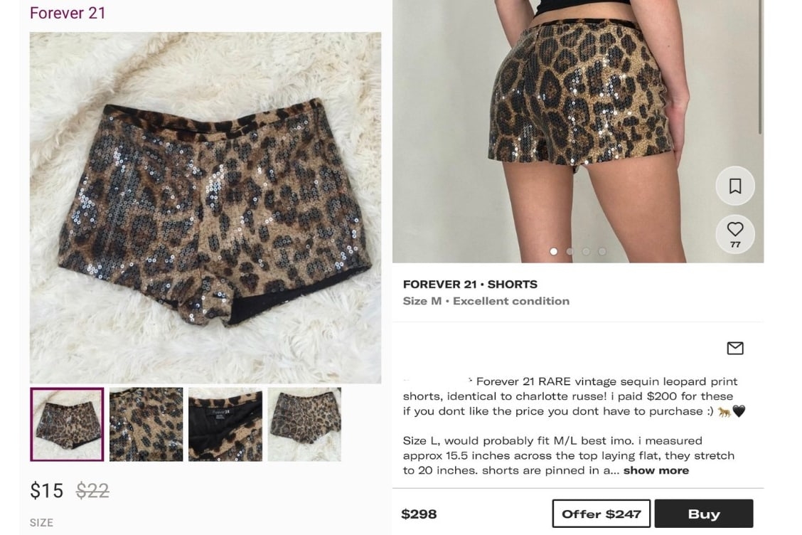 Leopard Print Biker Shorts Forever 21 Leopard Print Biker Shorts