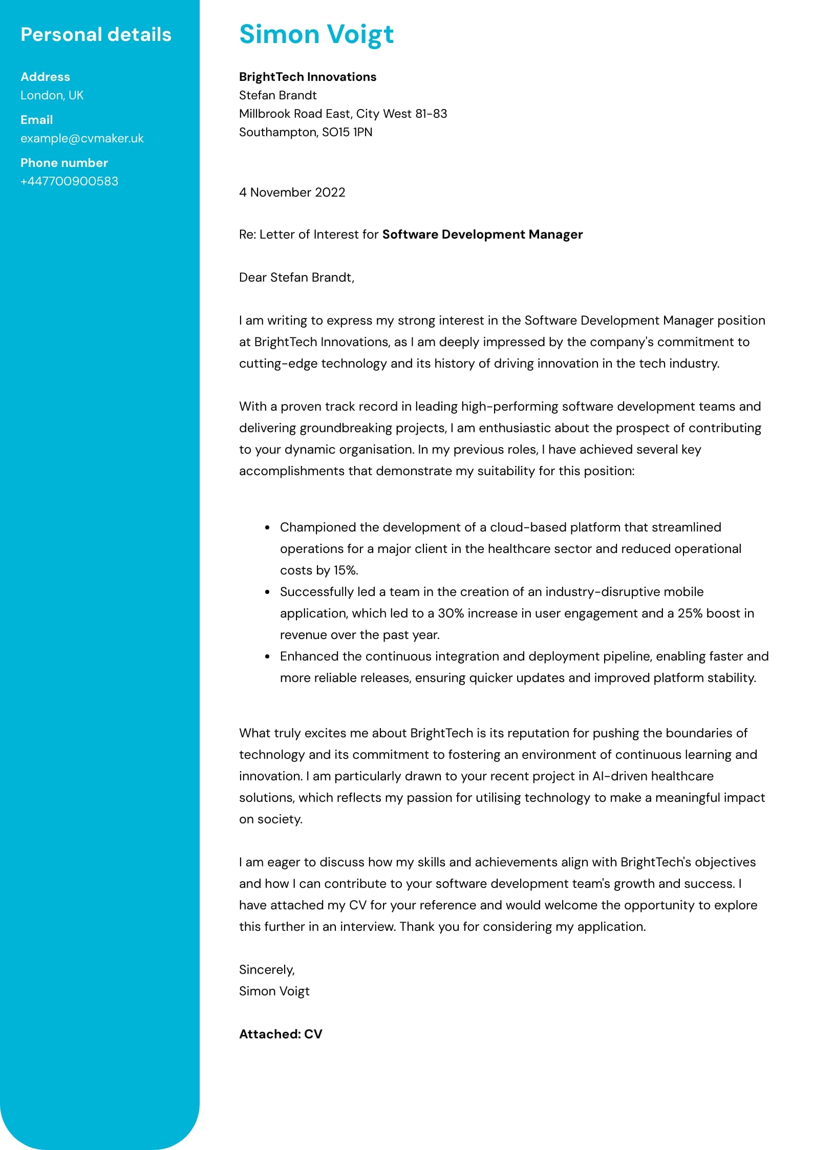 Letter Of Interest Guide Examples 2025