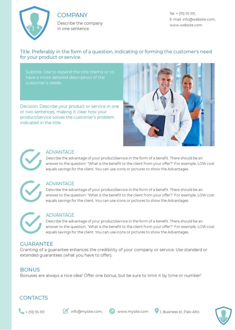 Medical And Healthcare Services Proposal Sample