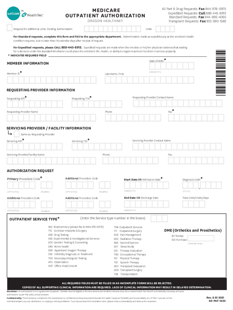 Medicare Authorization Form Fill Out Sign Online DocHub
