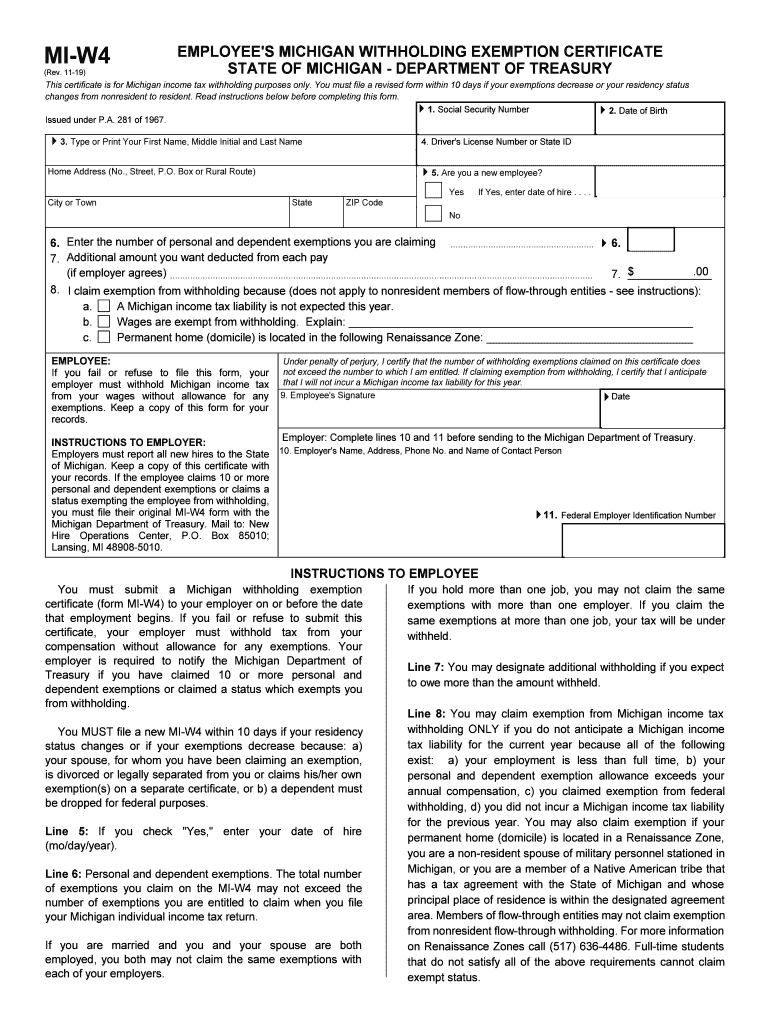 Michigan W4 2024 Fill Out Sign Online DocHub Michigan W4 2024 Fill Out Sign Online DocHub