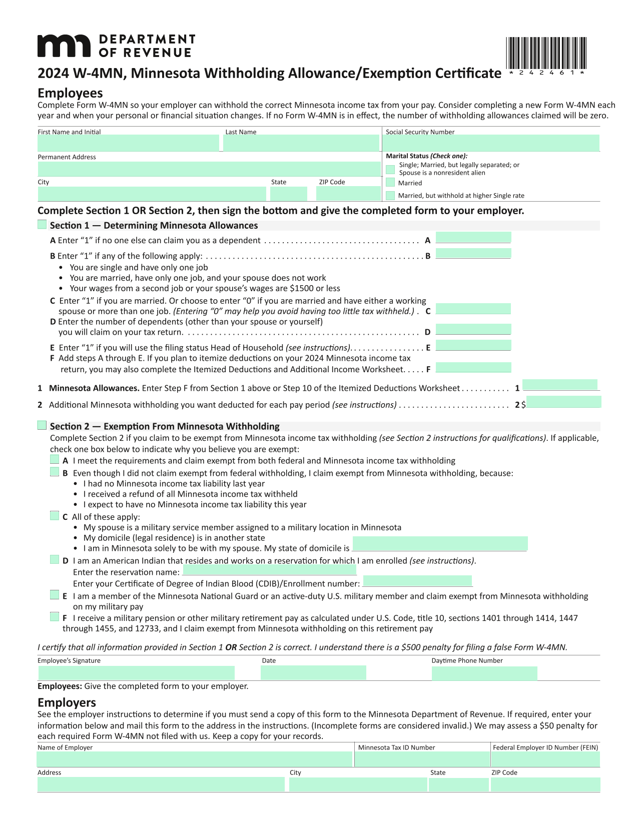 Minnesota W4