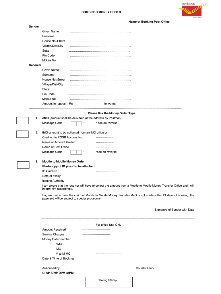 Money Order Form Fill Out Sign Online DocHub Money Order Form Fill Out Sign Online DocHub