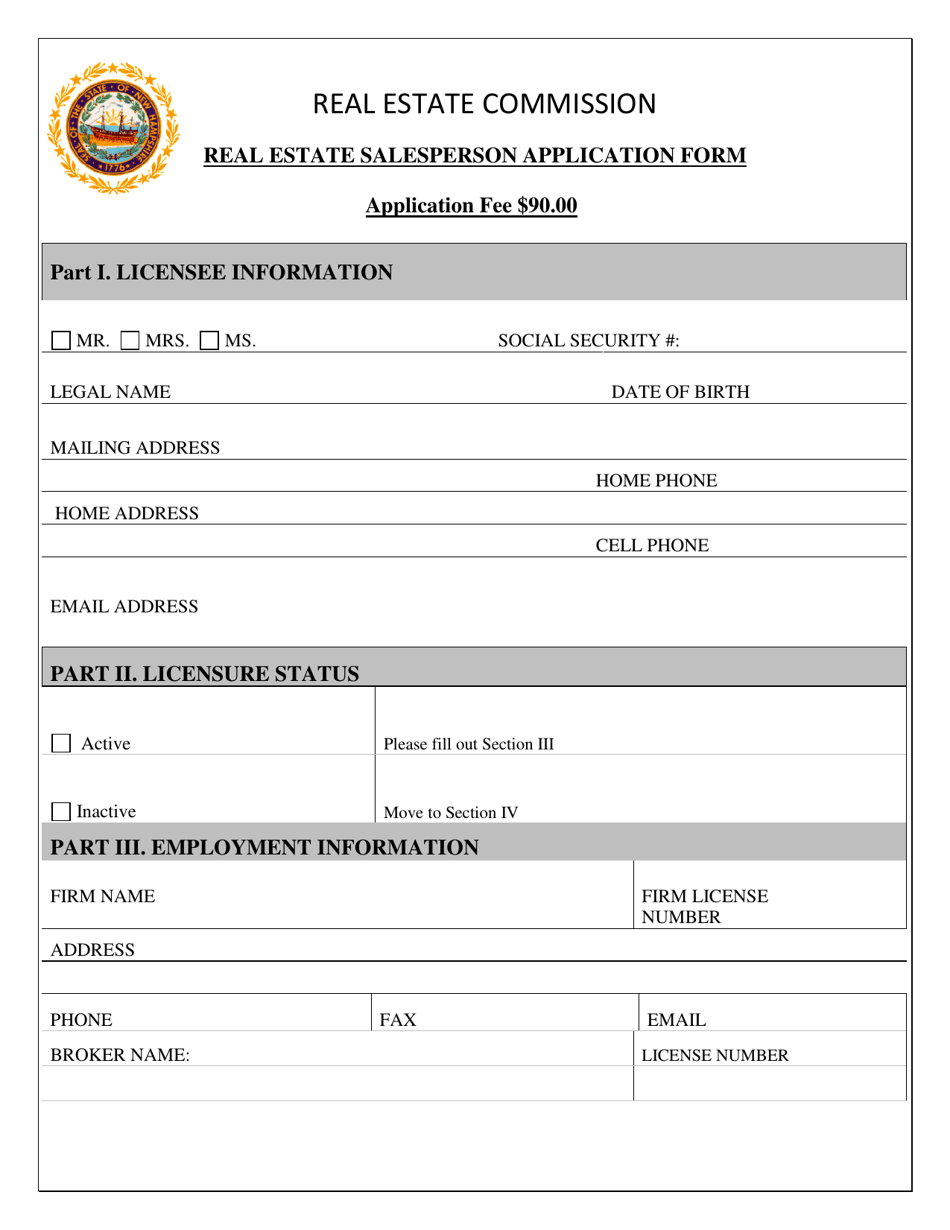 real estate application form real estate application form