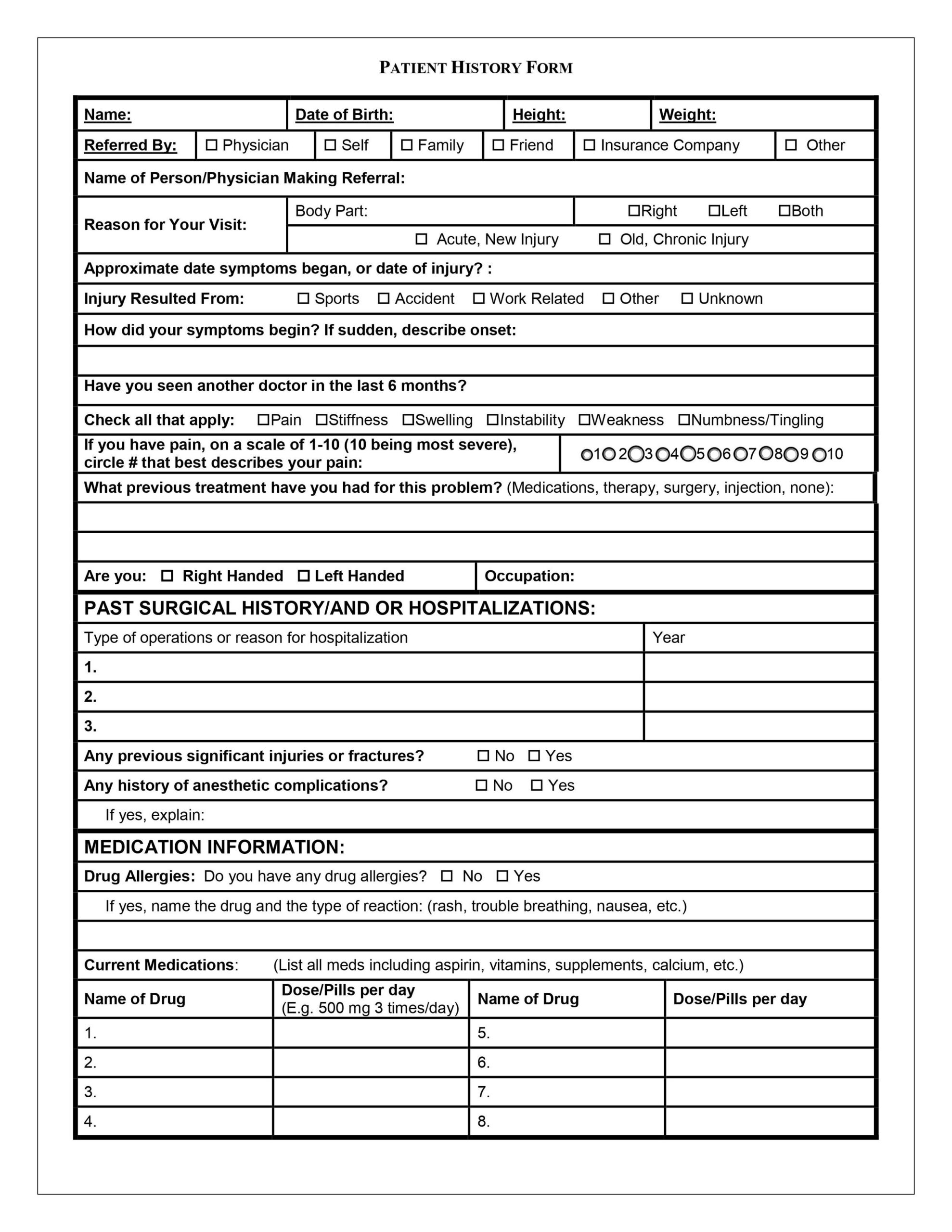 New Patient Forms Adam B Cohen MD