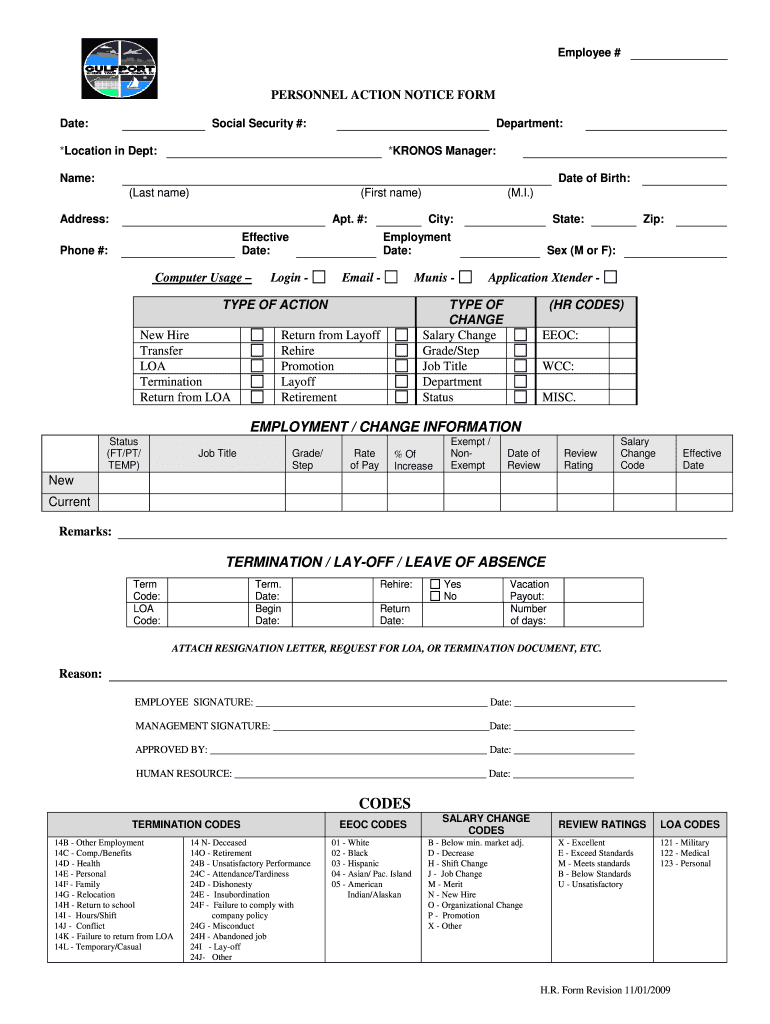 Notification Of Personnel Action Fill Out Sign Online DocHub Notification Of Personnel Action Fill Out Sign Online DocHub