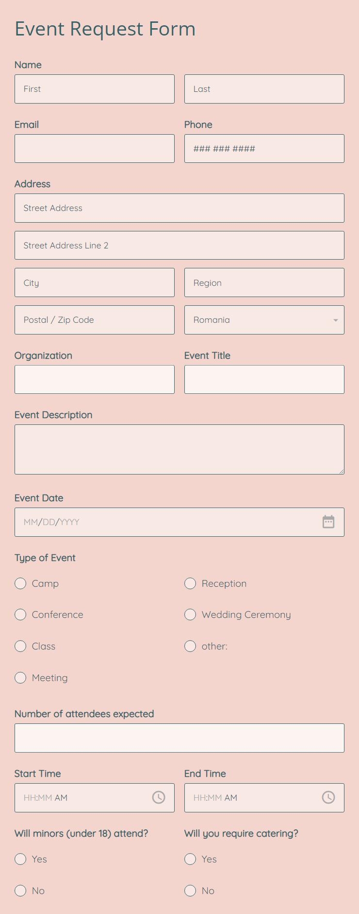 Online Event Request Form Template 123FormBuilder Online Event Request Form Template 123FormBuilder