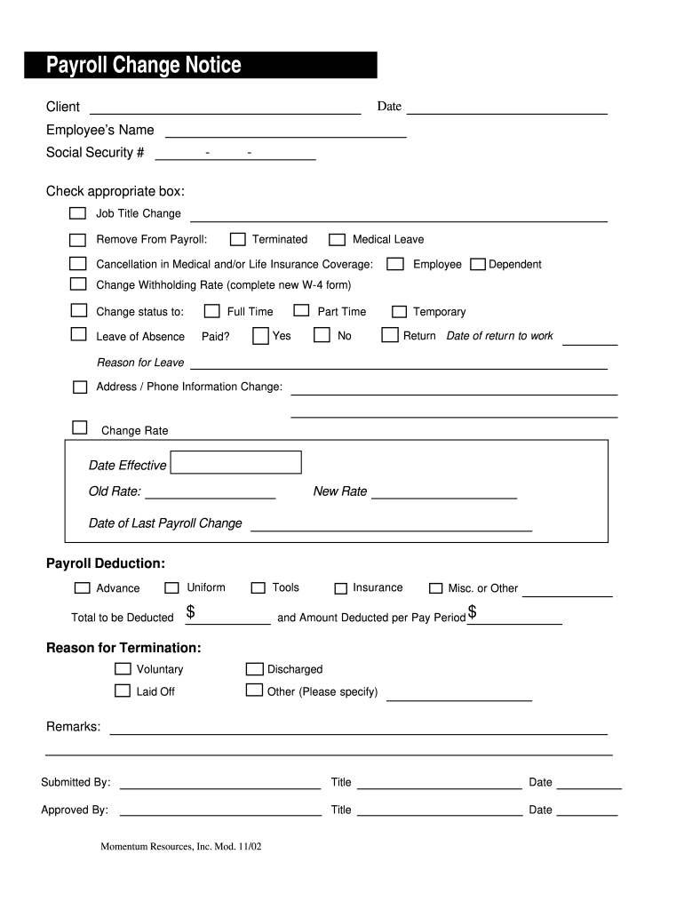 Payroll Pay Date Change Notice Letter Fill Out Sign Online DocHub Payroll Pay Date Change Notice Letter Fill Out Sign Online DocHub