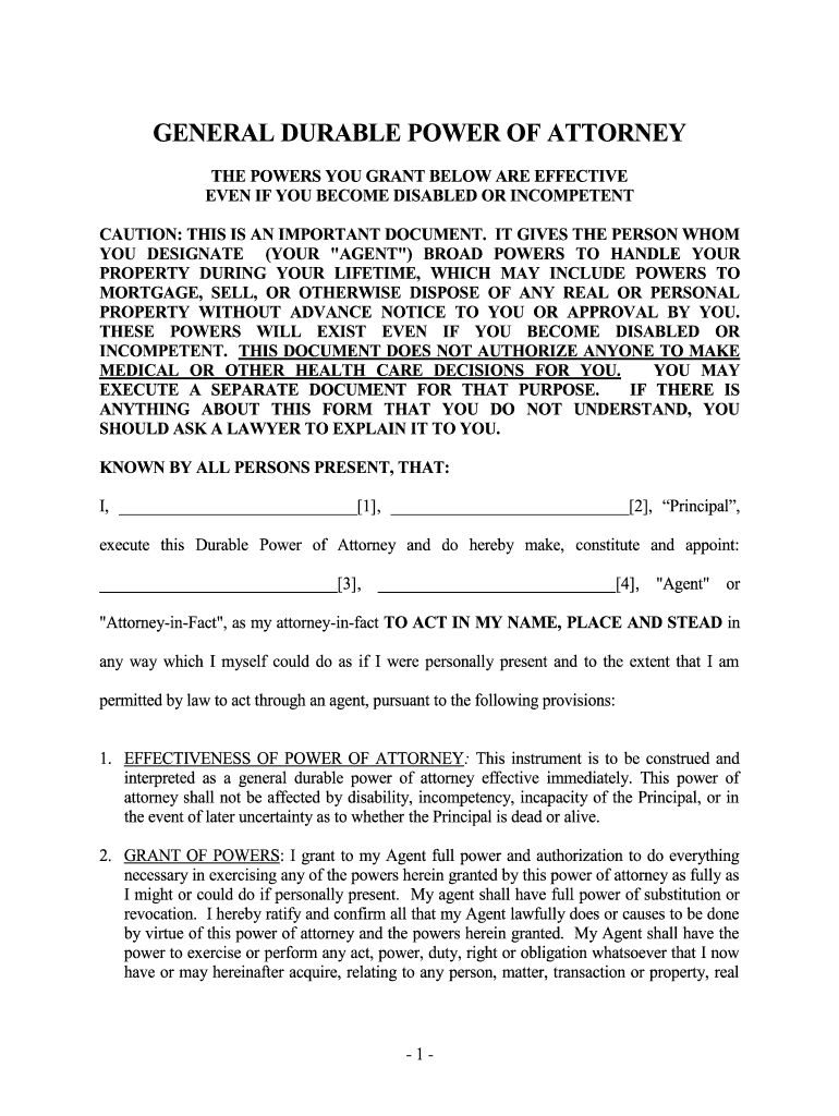 Power Of Attorney Printable Form Fill Online Printable Fillable Blank PdfFiller Power Of Attorney Printable Form Fill Online Printable Fillable Blank PdfFiller