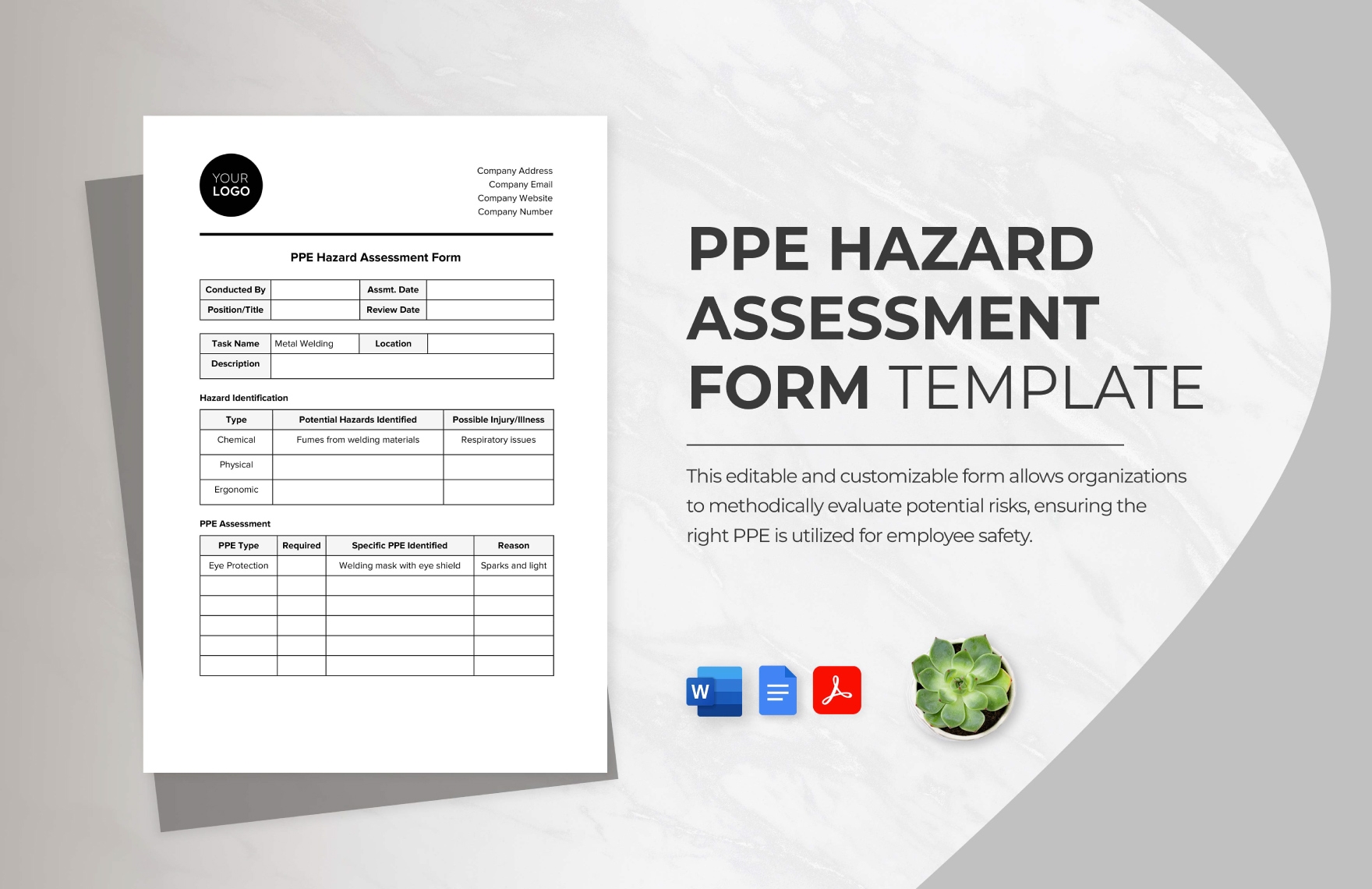 hazard assessment form