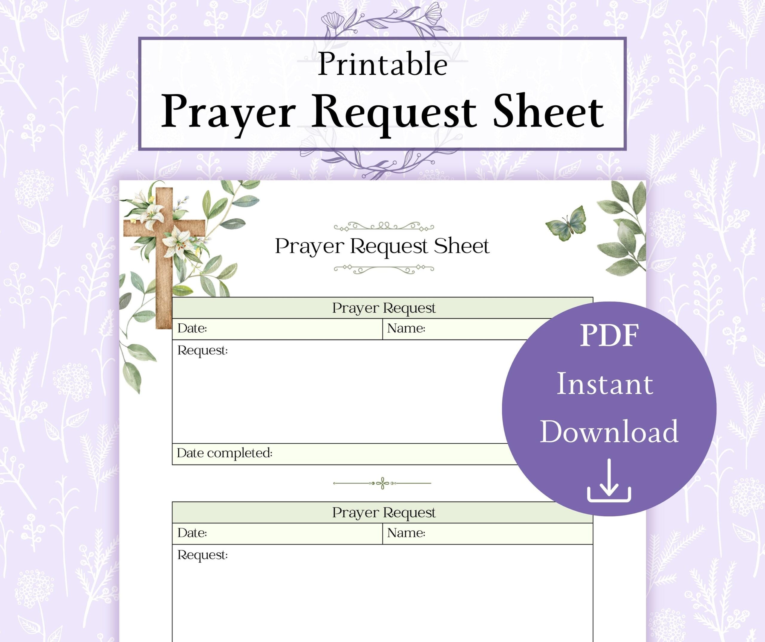 Prayer Request Sheet Printable PDF Prayer Request List Intercessory Prayer Journal Prayer Request Logbook Etsy Prayer Request Sheet Printable PDF Prayer Request List Intercessory Prayer Journal Prayer Request Logbook Etsy