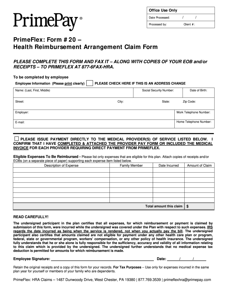 nextcare reimbursement form