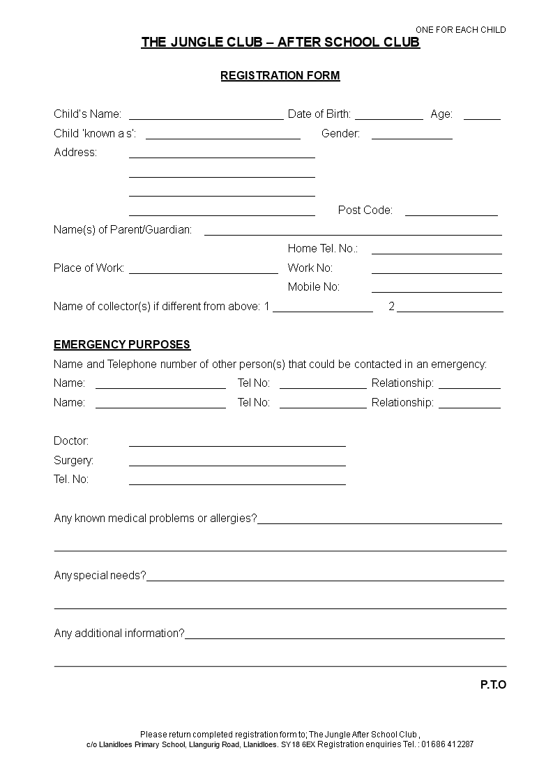 medical consent form