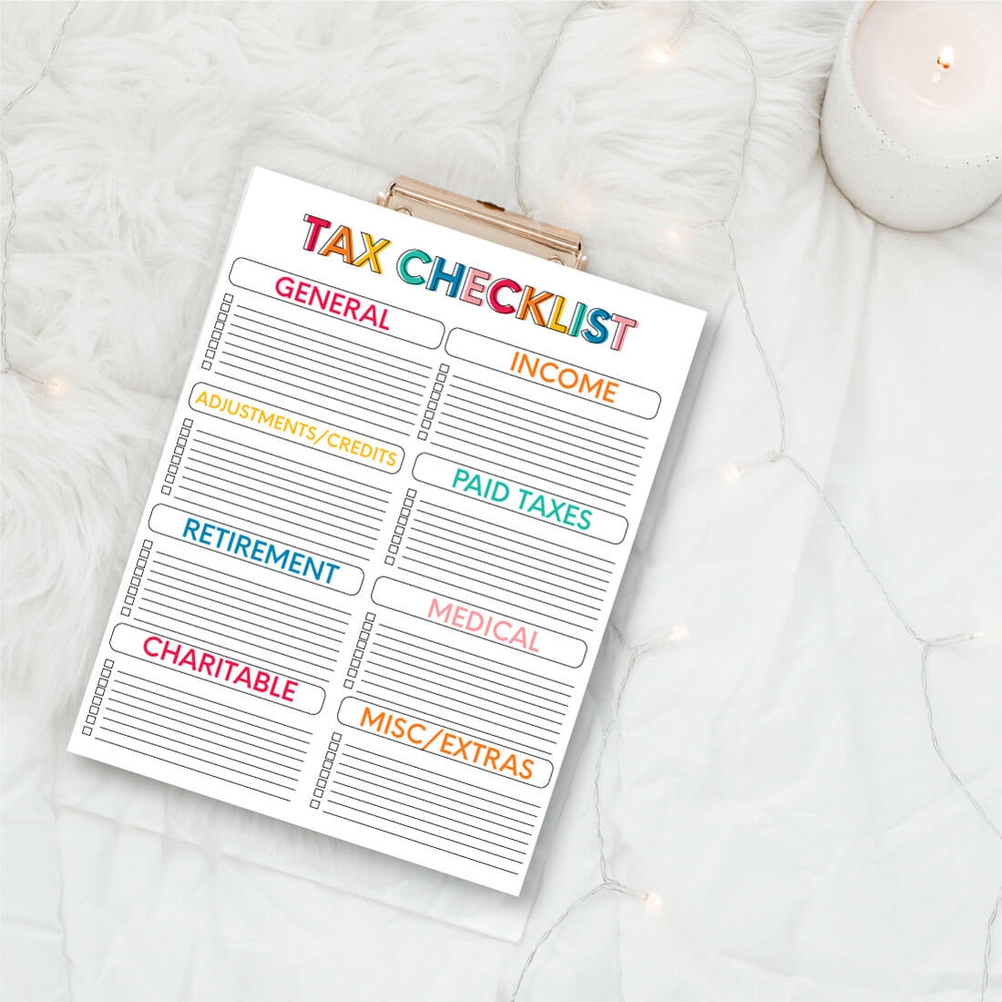 Printable Tax Forms For Your Budget Binder