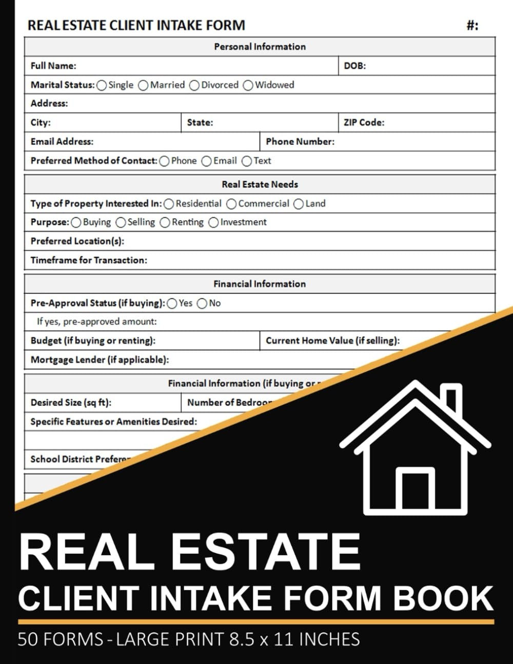 Real Estate Client Intake Form Book Real Estate Agent New Client Consultation Forms Collect Your Prospective Home Buyers Sellers Information 50 Forms Publishing Lssam Pa Amazon Books Real Estate Client Intake Form Book Real Estate Agent New Client Consultation Forms Collect Your Prospective Home Buyers Sellers Information 50 Forms Publishing Lssam Pa Amazon Books