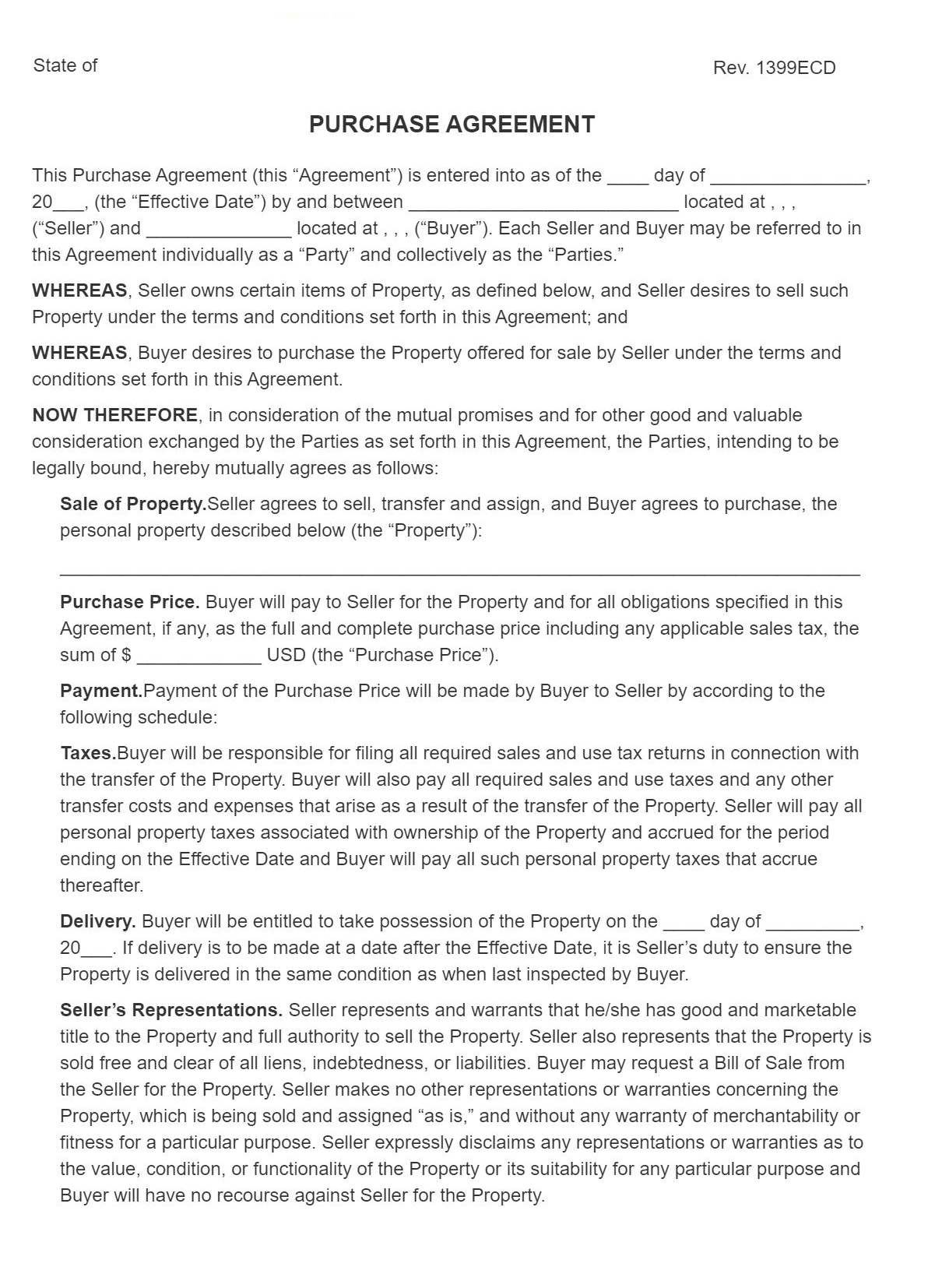 SignSimpli Purchase Agreement SignSimpli Purchase Agreement