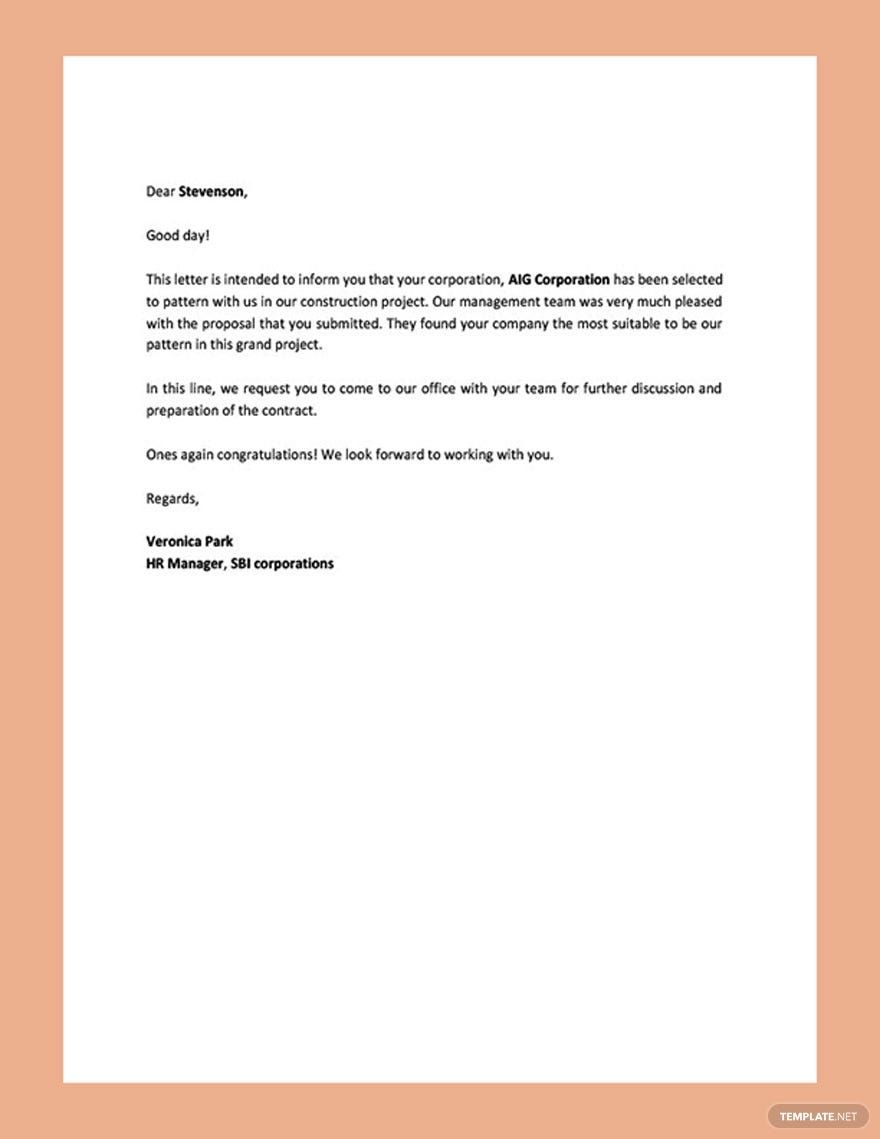 Simple Offer Letter Format For Corporation In Google Docs Word PDF Download Template Simple Offer Letter Format For Corporation In Google Docs Word PDF Download Template