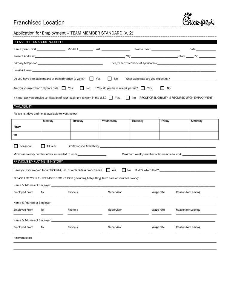 Standard Application For Employment Fill Out Sign Online DocHub Standard Application For Employment Fill Out Sign Online DocHub