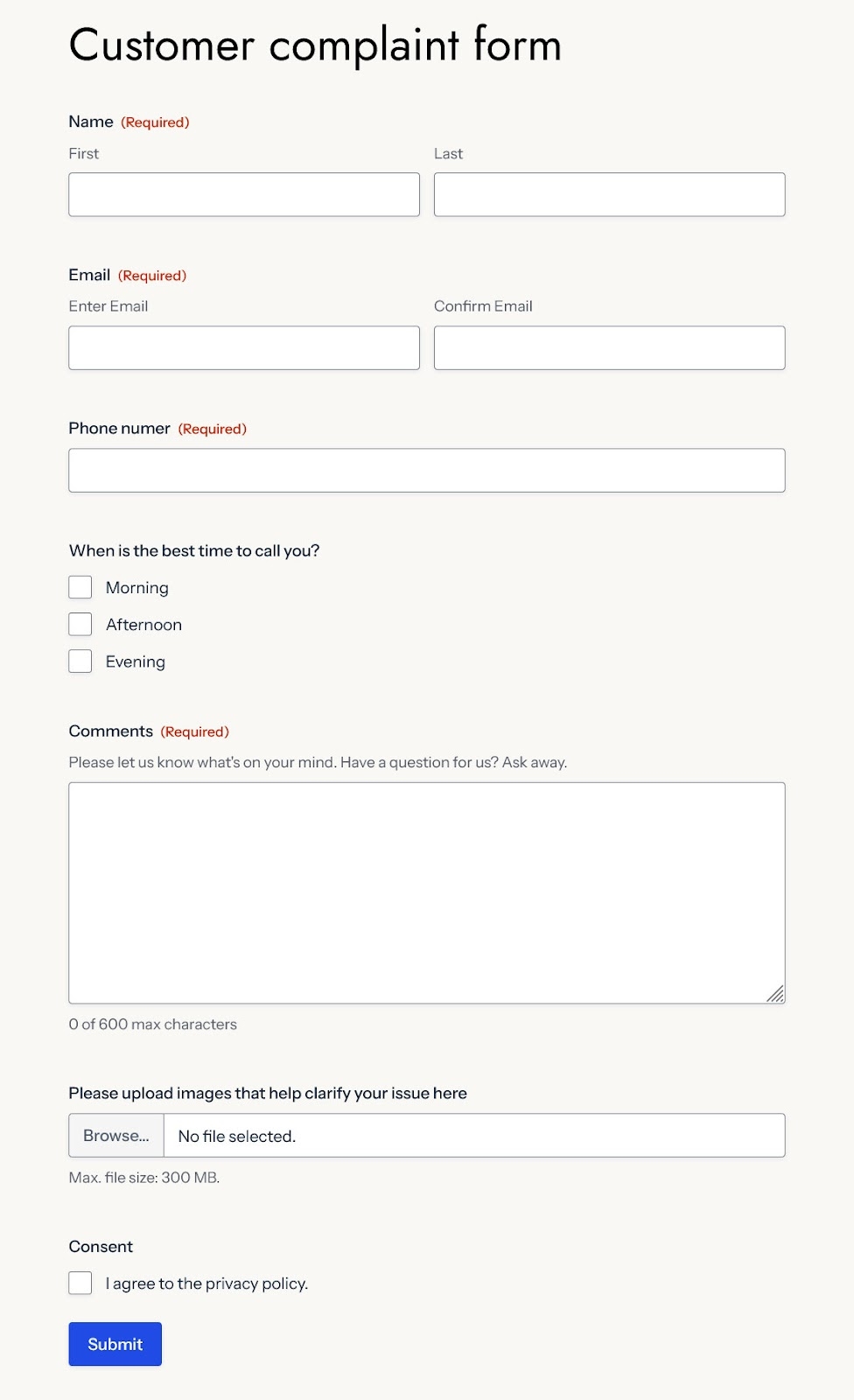 Starter Guide How To Create A Customer Complaint Form Gravity Forms