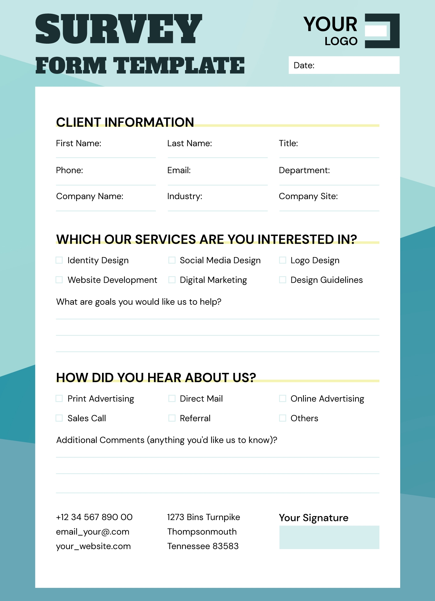 Survey Form Free Google Docs Template Gdoc io Survey Form Free Google Docs Template Gdoc io