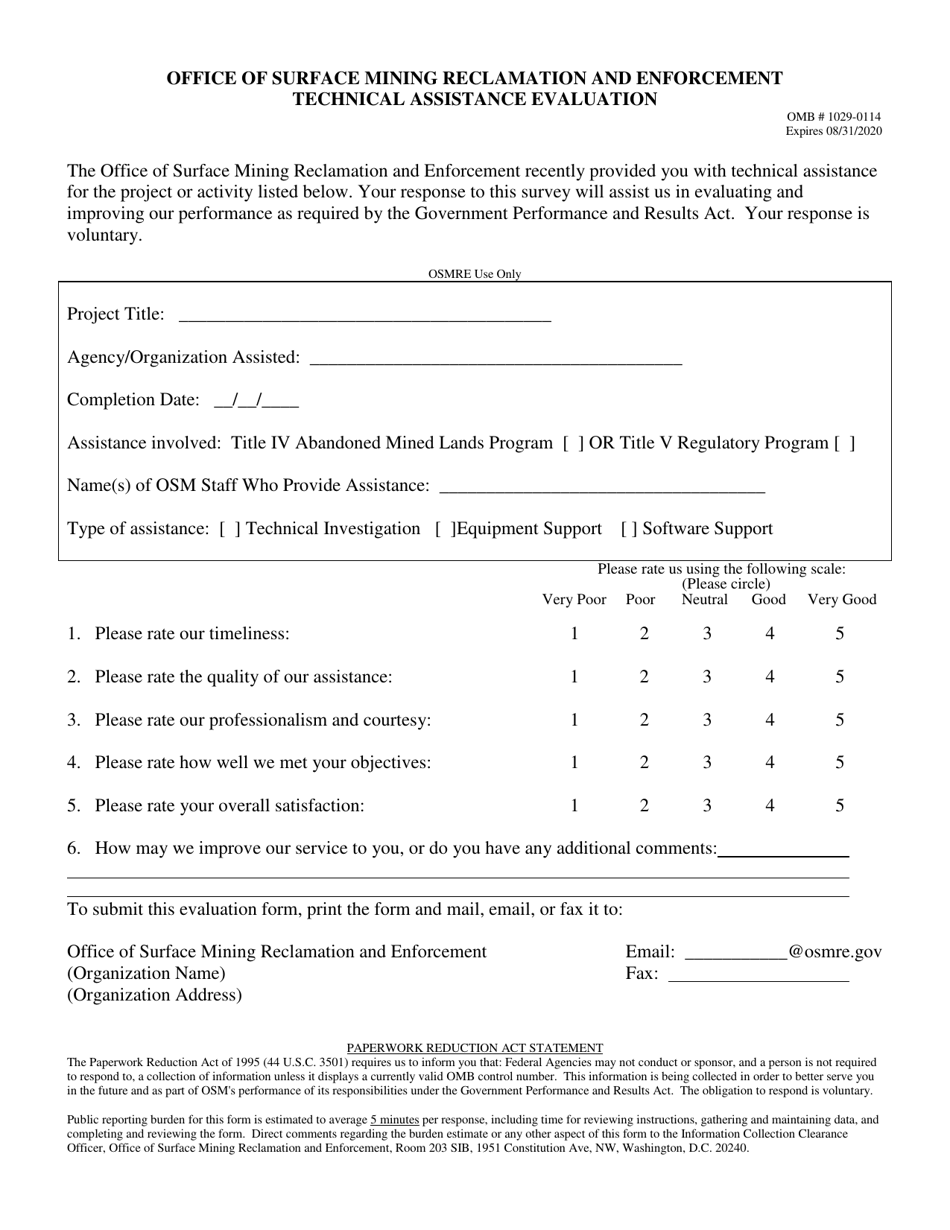 Technical Assistance Evaluation Form Fill Out Sign Online And Download PDF Templateroller