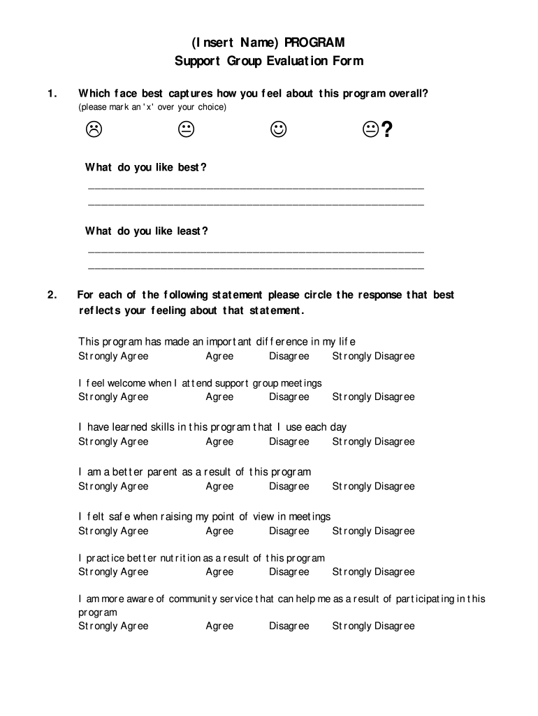 Therapy Group Evaluation Form Fill Online Printable Fillable Blank PdfFiller Therapy Group Evaluation Form Fill Online Printable Fillable Blank PdfFiller