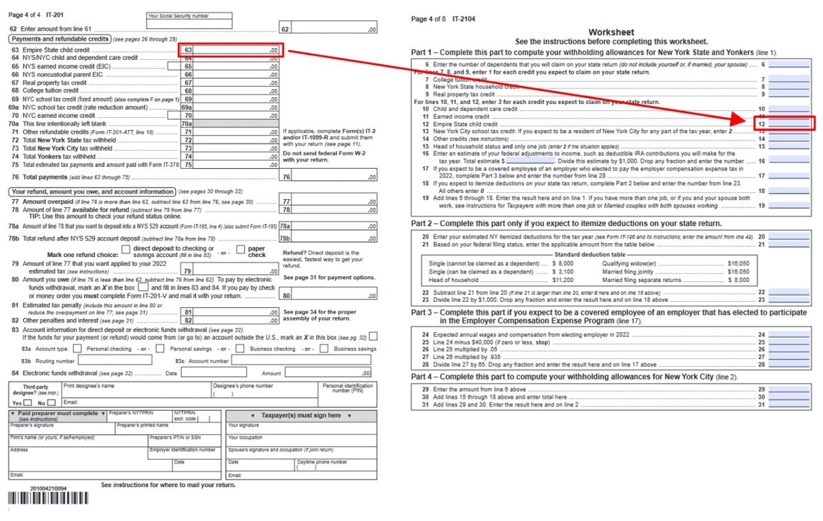 Tips And Reminders Form IT 2104 Employee s Withholding Allowance Certificate Tips And Reminders Form IT 2104 Employee s Withholding Allowance Certificate